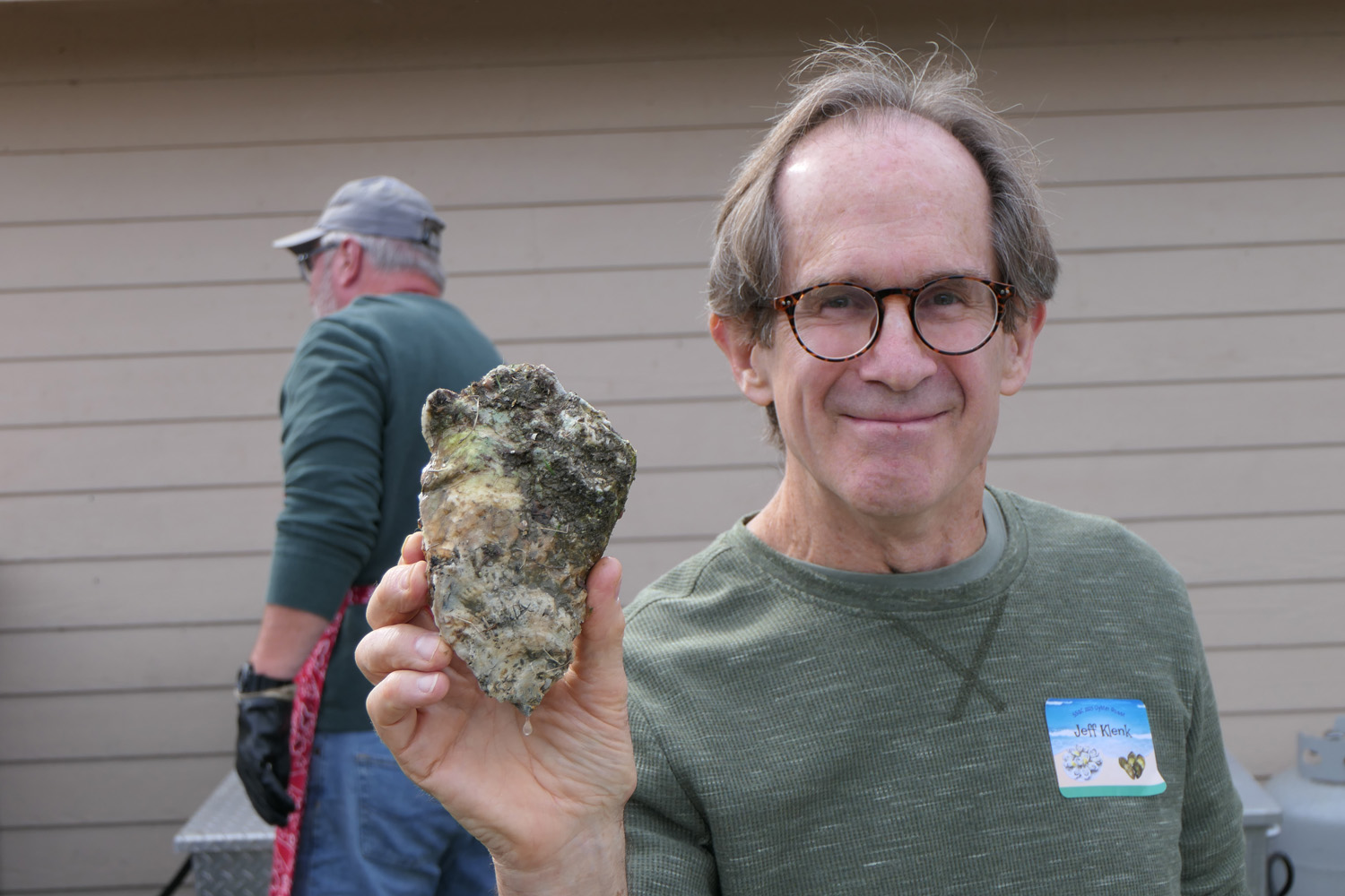 Jeff and the oyster